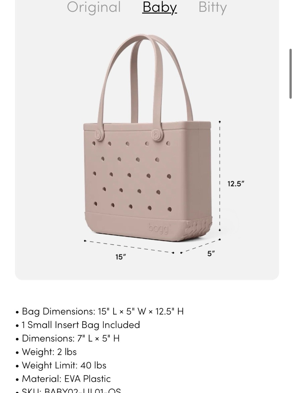 NWT Baby Bogg Bag in “I Lilac You A lot” colorway - Picture 12 of 13
